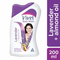 Pantry @ 1 : Vivel Body Wash, Lavender and Almond Oil, 200ml with Free Vivel Loofah