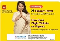 Flipkart  Offers on Flights, Hotels & Bus upto 25% off 