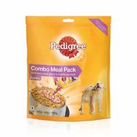 [Pantry] @1: Pedigree Puppy Dog Food Combo Meal, Dry and Gravy, 180g