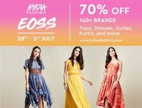 Nykaa EOSS Fashion sale : Upto 70% off on Tops, Dresses, Kurta & More (28th - 5th July)