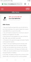 Redbus paypal offer
