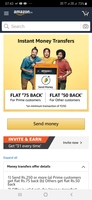 Amazon Instant Money Transfer Offer Via UPI.