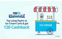 PayTm :Flat 20 Cashback On Ice-cream Cart ( 2nd Time Working) ( Min Transaction 20)