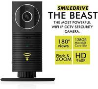 Smiledrive HD Panoramic WiFi IP CCTV Security Cam The BEAST HD Panoramic WiFi IP CCTV Security Cam Plug & Play 960P Surveillance camera with 180Â° viewing angle, Zoom Function, Night Vision