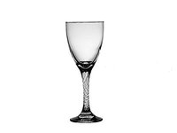 Pasabahce Twist Red Wine Glass Set, 205ml, Set of 6, Clear