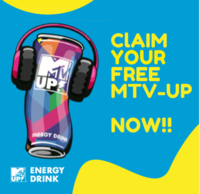 Delhi Only : MTV-UP Energy Drink FREE trial delivered to ur home 