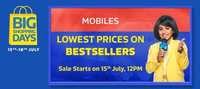 Flipkart Big Shopping Days: Mobiles + 10% off with SBI Credit Cards | 15-18 July