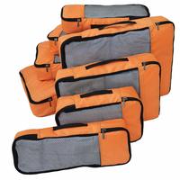 FATMUG Packing Cubes Travel Pouch Bag Organiser Set of 8 (2 * Large-Medium-Small and Slim