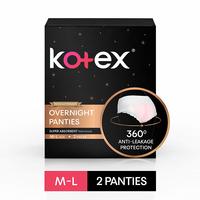 Pantry @1: Kotex Overnight Panties -Periodwear for Sanitary Protection - M/L (2 count)