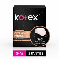 Pantry @1: Kotex Overnight Panties -Periodwear for Sanitary Protection - S/M (2 count)