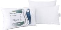 Recron Certified Solid Bed/Sleeping Pillow Pack of 2  (White)