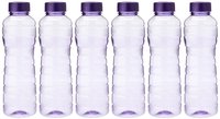 Princeware Victoria PET Fridge Bottle, 975 ml, Set of 6, Violet 