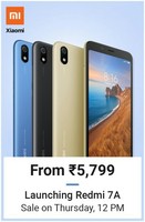 Redmi 7A Sale on 25th July 2019 | 12PM
