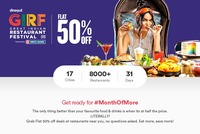 Dineout GIRF (Aug 2019): Flat 50% Off Food & Alcohol