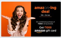 Magicpin: Get Rs 1000 Amazon Gift Card On Combined Purchase of Rs 5000+ At Top Brands ( 19 -21 july)