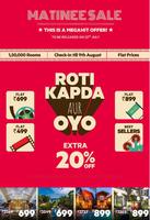 Oyo Matinee Sale (22nd July): Rooms starting Rs.499