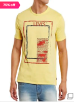 Upto 80% Off Mens Clothing (Levi's, Breakbounce , Gant , Hypernation, Red tape & More) : Min 70%
