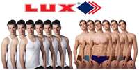 Lux vest and briefs combo pack of 6 (total 12)