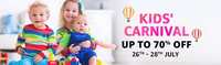 Kids Carnival ( 26 - 28 July): Up to 70% OFF on Baby essentials, toys, fashion & more