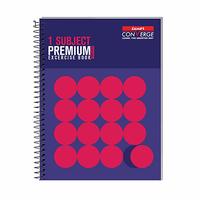 Luxor 1 Subject Spiral Premium Exercise Notebook, Single Ruled - (20.3cm x 26.7cm), 160 Pages