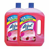 53% off on  Lizol Disinfectant Surface & Floor Cleaner, Floral - 2 L (Pack of 2)
