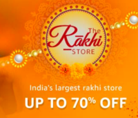 Raksha Bandhan - Upto 70% off on Rakhi and Gift store