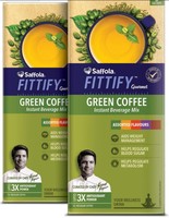50% Off : Saffola FITTIFY Gourmet Green Coffee Instant Beverage Mix, Assorted Pack, 2 X 10 g 