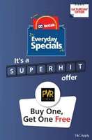 Buy PVR 1 Movie Ticket & Get 1 Free using Kotak Cards (Valid on Saturdays)