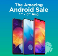 Android sale 1 -5 Aug - Get exchange bonus up to ₹5000 + up to ₹6000 cash back + 10% cash back by Yes bank card