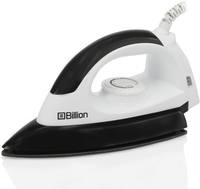 Billion 1000 W Non-stick Compact XR128 1000 W Dry Iron  (White and Black)