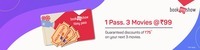 Bookmyshow Filmy Pass: Get Rs. 75 Off On 3 Transactions