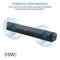 Portronics POR-891_Pure Sound Pro III Bluetooth 4.2 an All-in-One Versatile Wireless Sound Bar (Black)