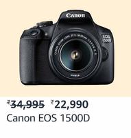 [Upcoming] Canon EOS 1500D Digital SLR Camera (Black) with EF S18-55 is II Lens/Camera Case 
