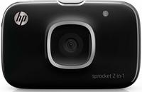 HP Sprocket 2-in-1 Portable Photo Printer and Instant Camera (Black)