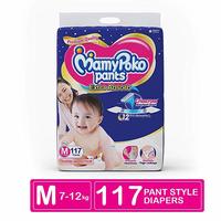 Deal of the Day - MamyPoko Pants Extra Absorb Diapers Monthly Pack, Medium (Pack of 117)
