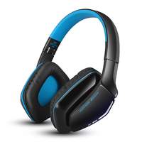 Gaming headphone :[Steal deal ] Kotion Each B3506 Bluetooth, Wired Headset with Mic  (Black/Blue, Over the Ear)