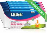 Little's Soft Cleansing Baby Wipes  (400 Pieces) -Limited time offer 