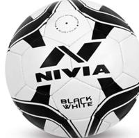 Nivia Black & White Football - Size 5