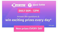 Amazon Quiz Answers | 11-Aug-2019 | Win Samsung Galaxy S10e