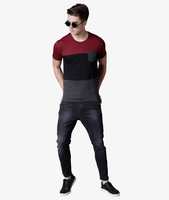 Highlander Solid Men Round Neck T-Shirt