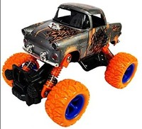 Emob 4 Wheel Scorpion Graphic Printed Rock Crawler Dual Pull Back Metal Die Cast Car Toy