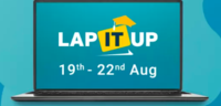Flipkart Lap it Up ( 19-22 August ) Upto 40% off + Rs.14000 on exchange on Laptops