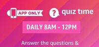 Amazon Quiz Answers 16 August 2019 |  Win Sony Bravia 123.2 cm (49 Inches) 4K UHD LED Smart TV 