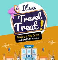 Collect Easemytrip coupons of Rs.750 from every flight booking to claim a FREE hotel stay!