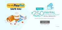 Netmeds :- Get 25% Cashback upto 250₹ when you pay using PayPal for the 1st time ( Only For Today )