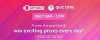 Amazon Quiz Answers 22 August 2019 | win  Rs. 20,000 Amazon Pay balance | 2 Winners