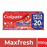 Pantry -Colgate MaxFresh Anticavity Toothpaste Gel, Spicy Fresh - 300gm (Saver Pack)