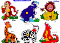 Little Genius Monkey Wild Animals Puzzle