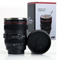 NR MART Super Class Camera Lens Shaped Coffee Mug with Lid