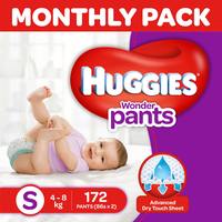 Huggies Wonder Pants - S (172 Pieces) 40% off @ 1199*